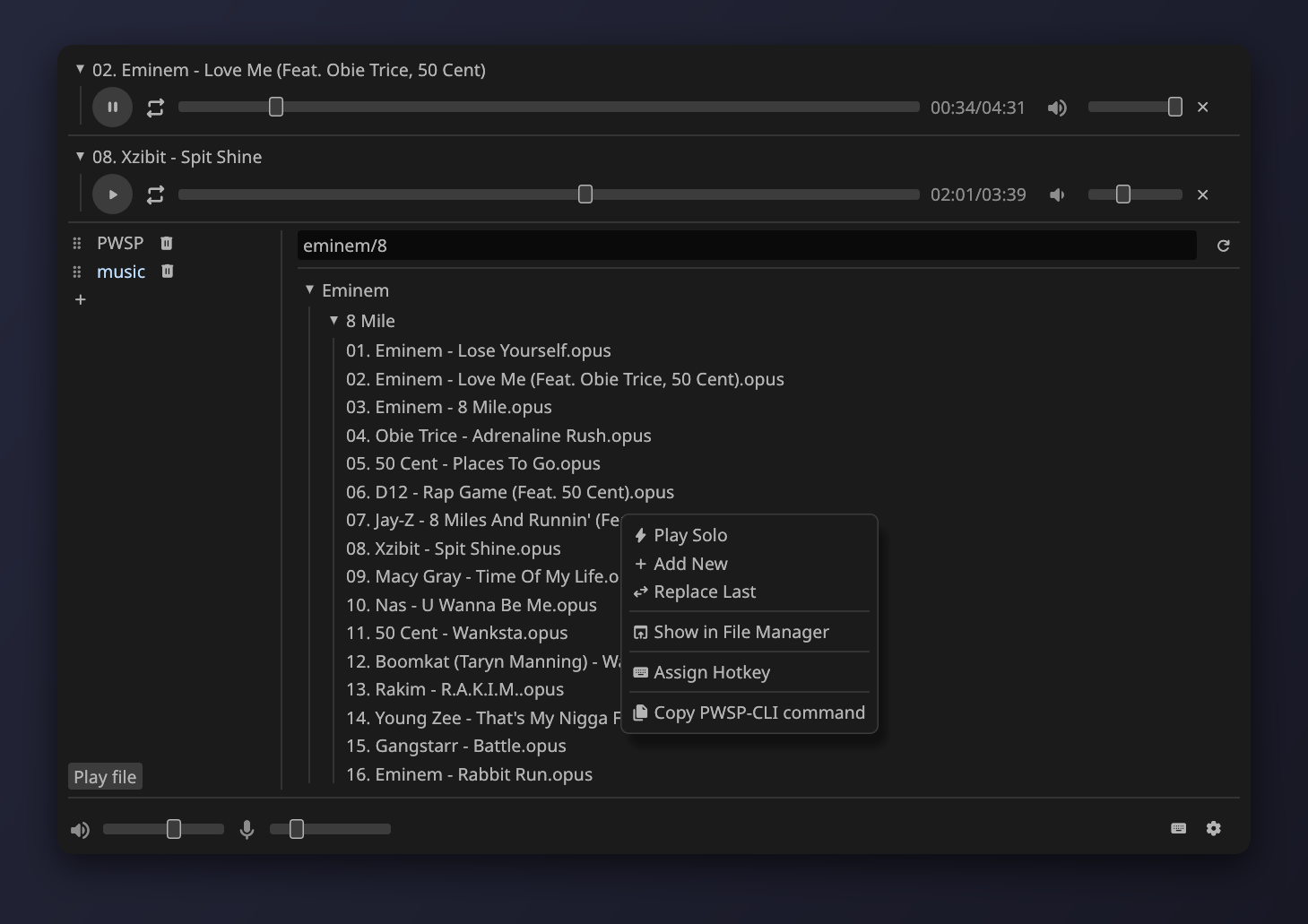 Main UI
